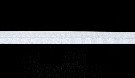 Paspelband weiß 15mm 