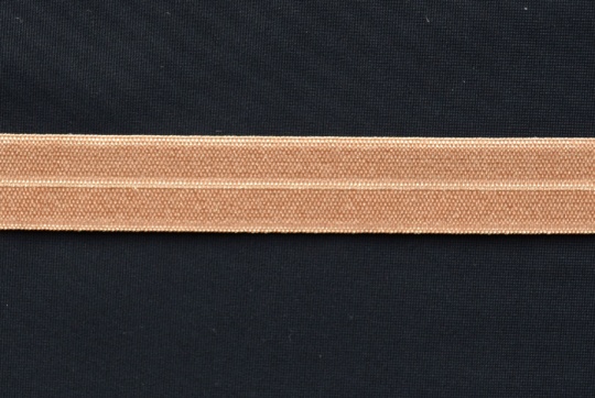 Paspelband Farbrichtung rötlich haut 15mm 