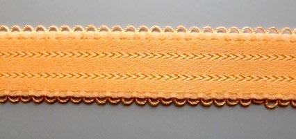 Trägerband Farbrichtung  orange zart   25mm 