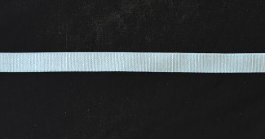 Trägerband Farbrichtung  "hellblau" glatt 10mm 