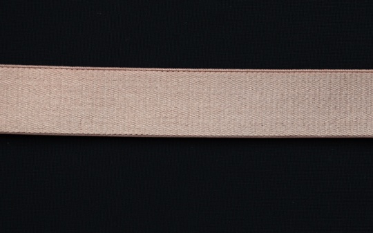 Trägerband Farbrichtung rosenquarz  glatt glanz 25mm 