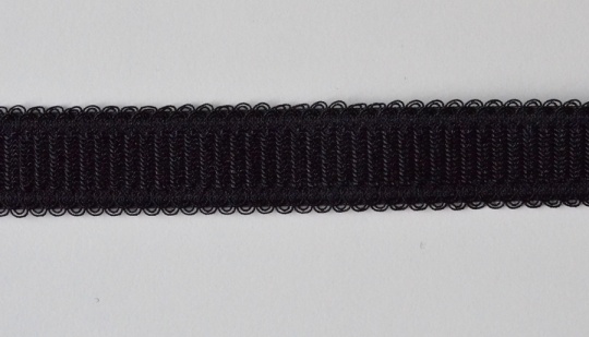 Trägerband schwarz Bogen 22-26mm 