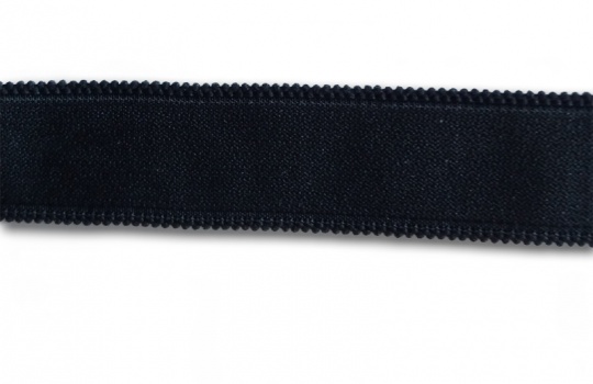 Trägerband  schwarz kleine Bögen 20mm 