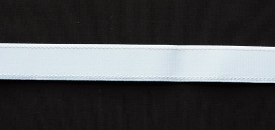 Trägerband weiß Muster 19mm 