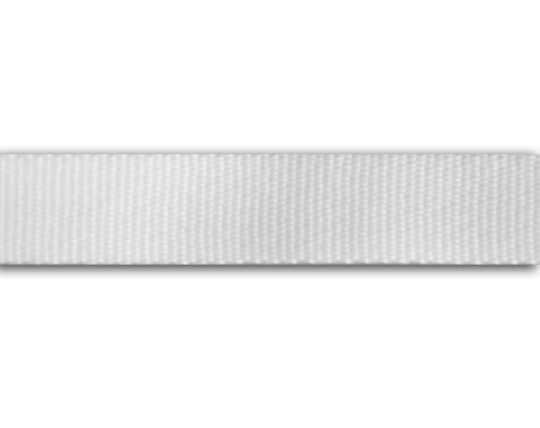 Trägerband weiß glatt  10mm 