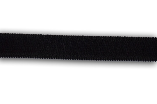 Trägerband schwarz mit Bögelchen  12mm 