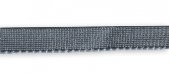 Unterbrustgummi Farbrichtung graublau 11mm 