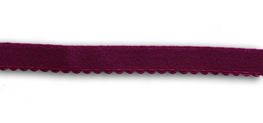 Unterbrustgummi  Farbrichtung pink violett 12-14mm mit Bögen 