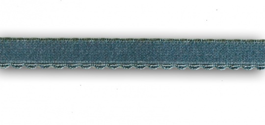 Unterbrustgummi blau Farbrichtung indigo 10-11mm mit Bögen 