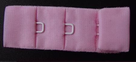 Verschluss Bügelband  Farbrichtung rosa kalt 20mm 