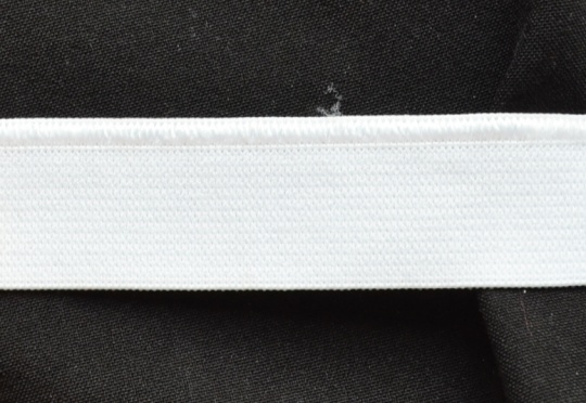 Zierlitze weiß Glanzkante 12mm 
