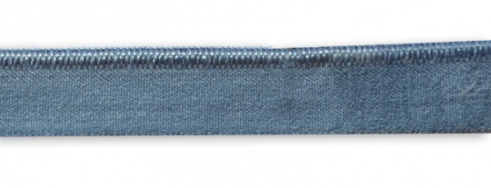 Zierlitze Farbrichtung Farbrichtung taubenblau Glanzkante 12 mm 
