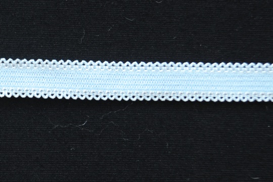 Zierlitze hell blau beidseitige Bogenkante  10mm 