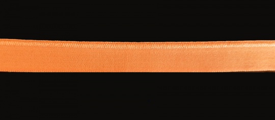 Zierlitze Farbrichtung  gelblich orange Glanzkante 12mm 