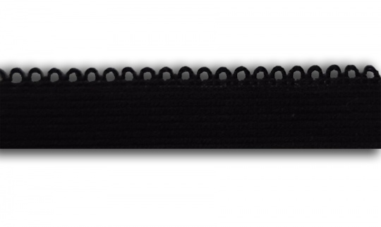 Zierlitze schwarz Bogenkante 12mm 