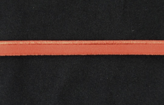 Zierlitze Farbrichtung orangerot dunkel Glanzkante 8mm 