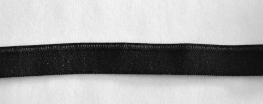 Zierlitze schwarz Glanzkante 12mm 
