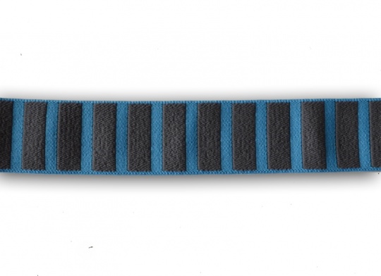 Bundgummi   Farbrichtung lagunenblau  /bräunlich grau 35mm 
