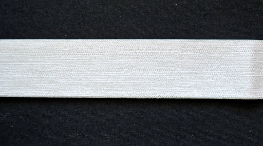 Bundgummi   Farbrichtung "grau" Melange 29mm 