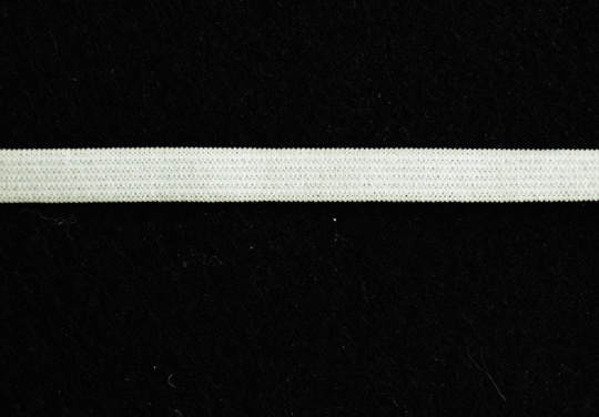 Einziehgummi off-white 6mm 