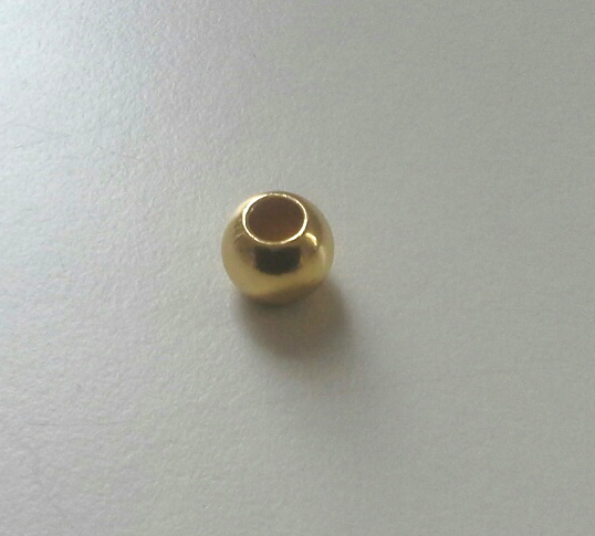 Badeaccessoire Kugel goldfarben Durchmesser 12mm  