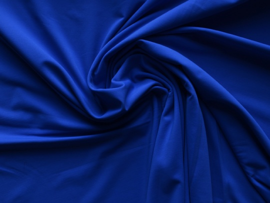 Wäscheware Jersey  Farbrichtung royalblau  individuell abgeschnitten