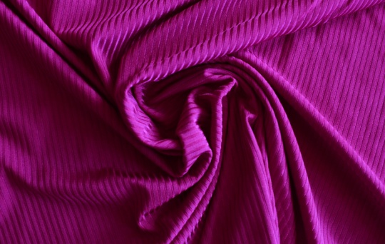 Strukturstoff  Farbrichtung pink violett Jersey Streifen 