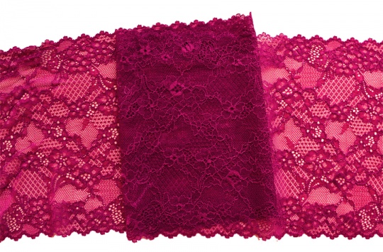Spitzenband  Farbrichtung pink violett 20cm 