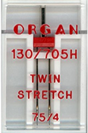Organ Zwillingsnadel 130/705 H Twin Stretch 