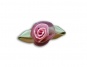Schleifchen  Farbrichtung dunkelrosa  / weiß /schilfgrün Rose 