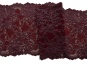 Spitzenband Farbrichtung aubergine/ burgund 21cm 