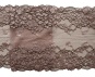 Spitzenband Farbrichtung rosenholz/ gelblich dunkelbraun 21cm 